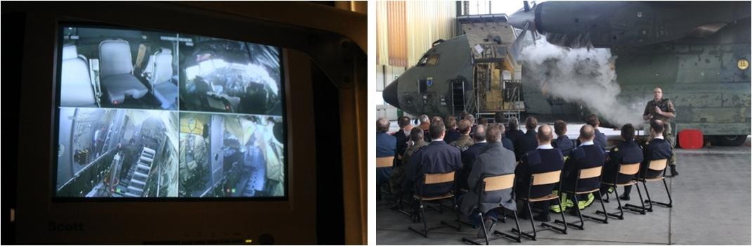 Implemented cameras and artificial dust complete the unusual scenario Implemented cameras and artificial dust complete the unusual scenario
