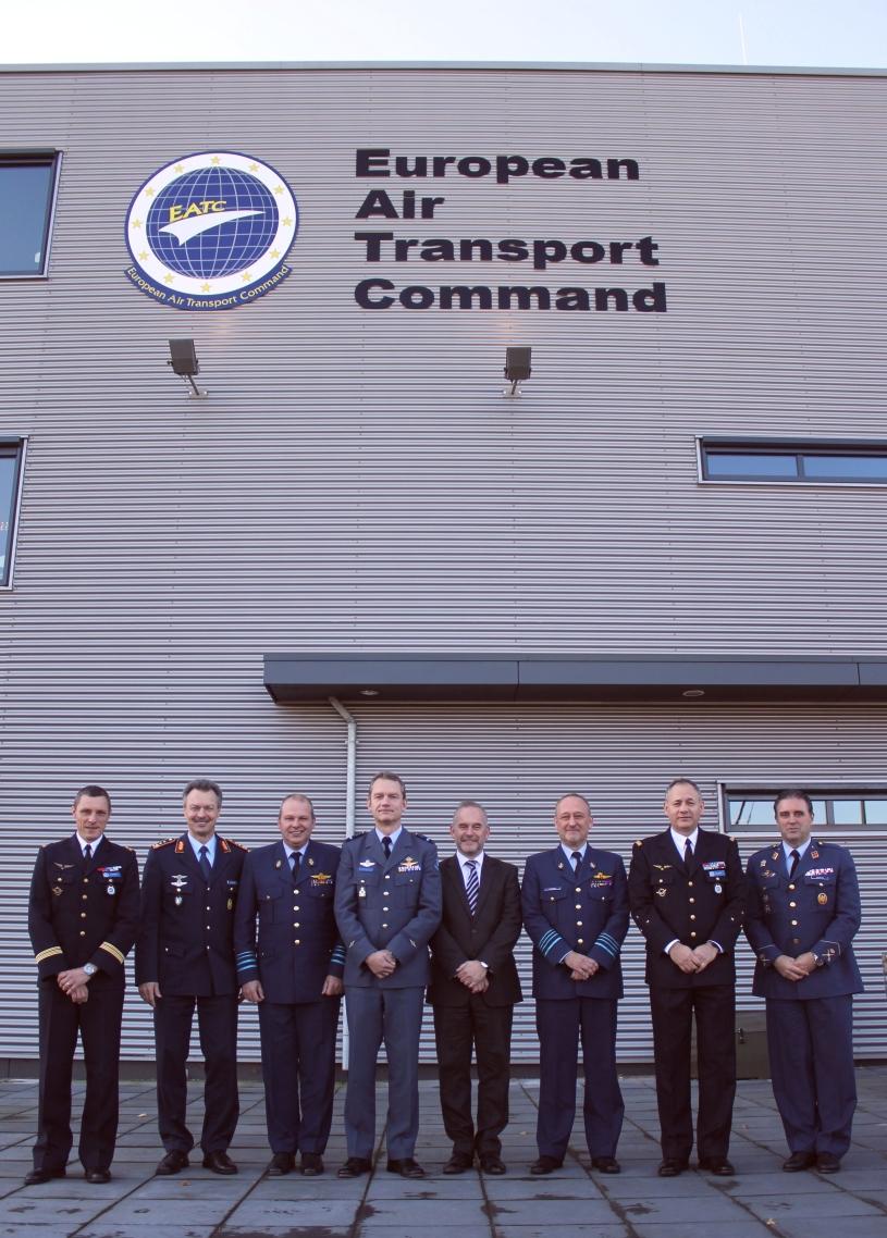 Group picture in front of the EATC Group picture in front of the EATC