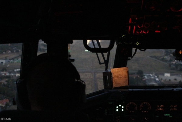 Cockpit view Cockpit view