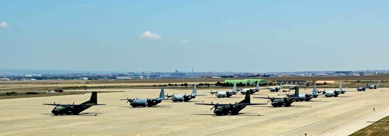 The airfield of Zaragoza Air Base