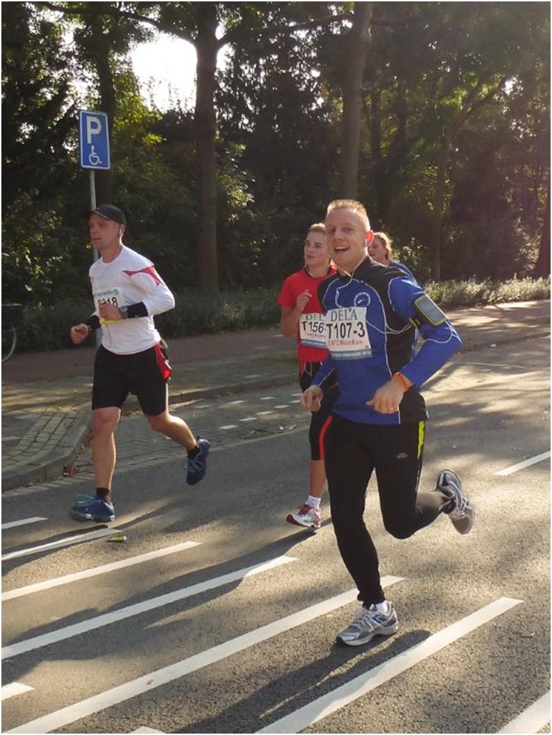Major Hendriks running Major Hendriks running